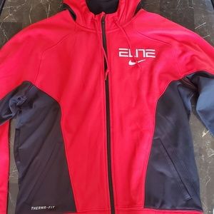 Men's Nike Elite Therma-fit red hoodie
